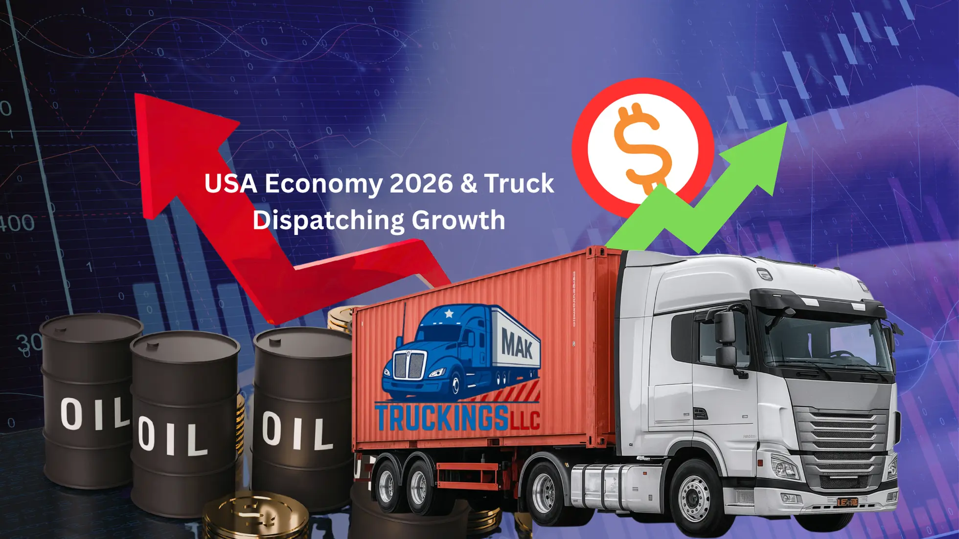 USA economy and truck dispatching